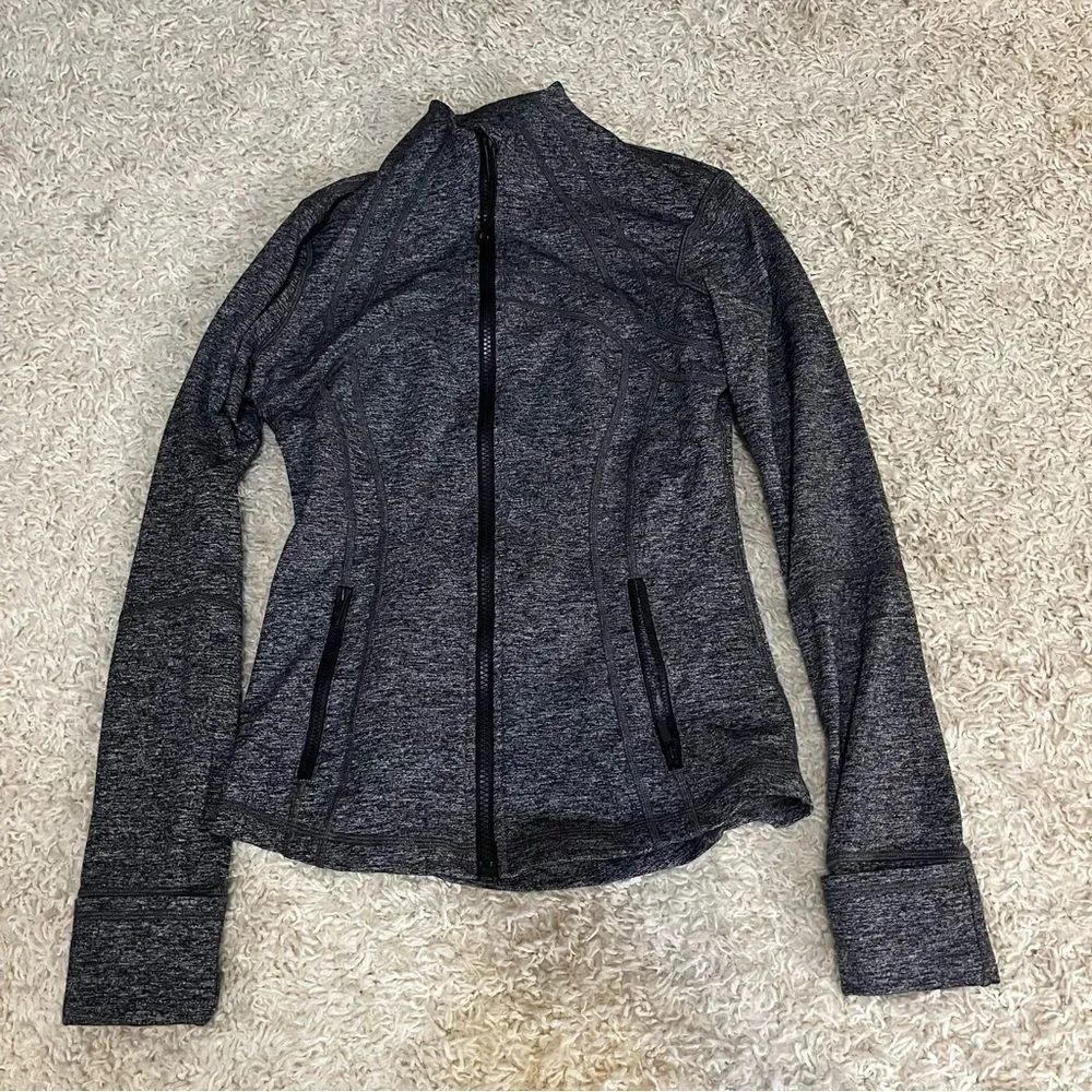 lululemon grey define jacket size 6